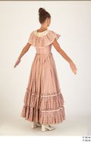  Photos Woman in Historical Dress 11 19th century Historical pink dress whole body 0006.jpg
